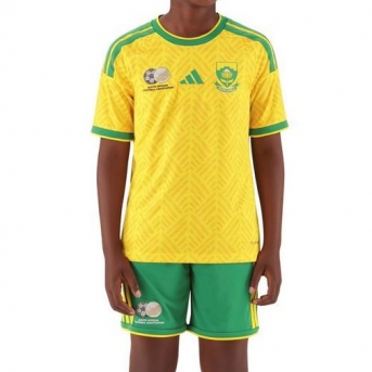 Billige Fotballdrakt Sør-Afrika Replika Hjemmedraktsett Barn VM 2026 Kortermet (med bukser)
